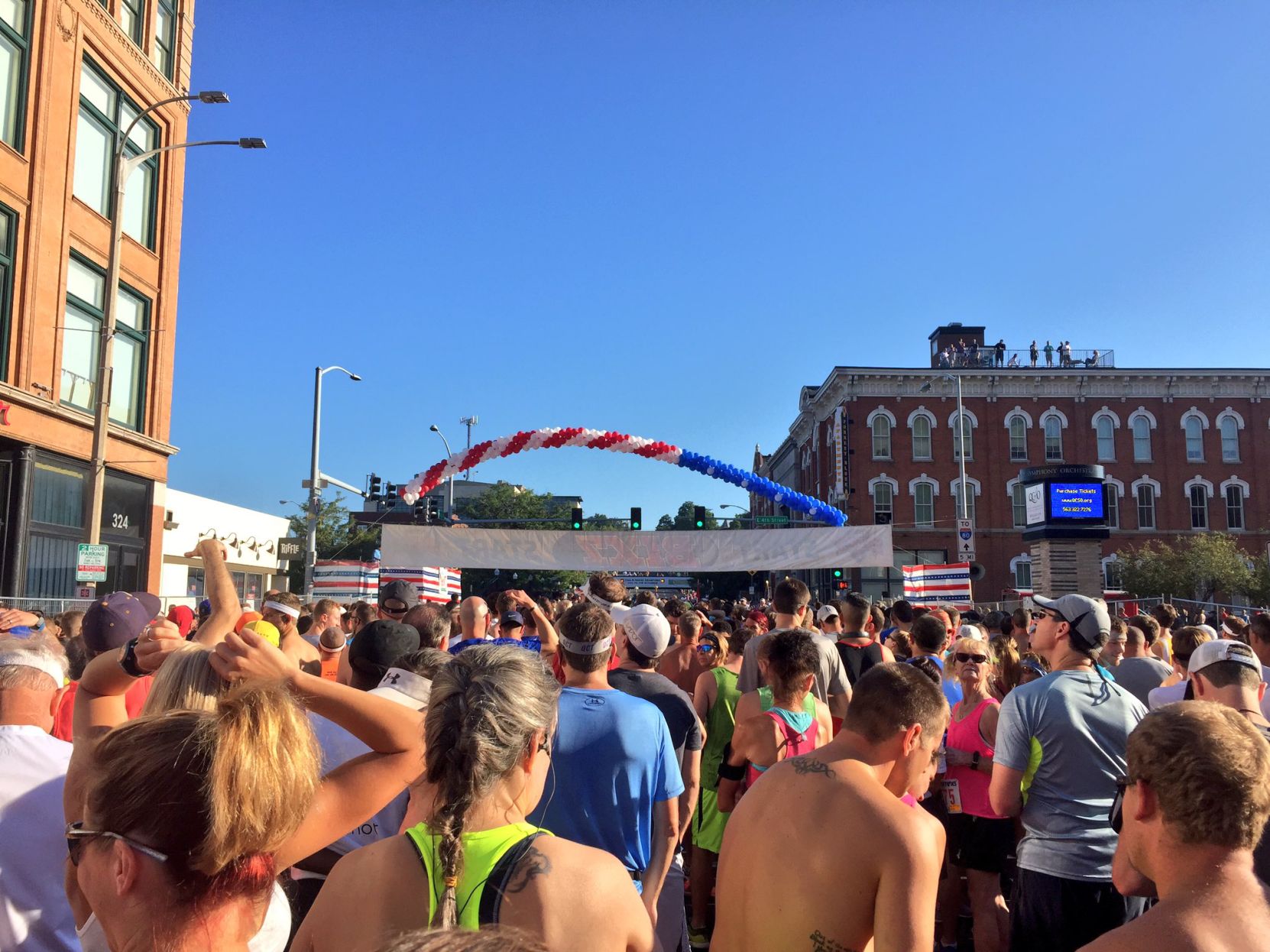 starting line